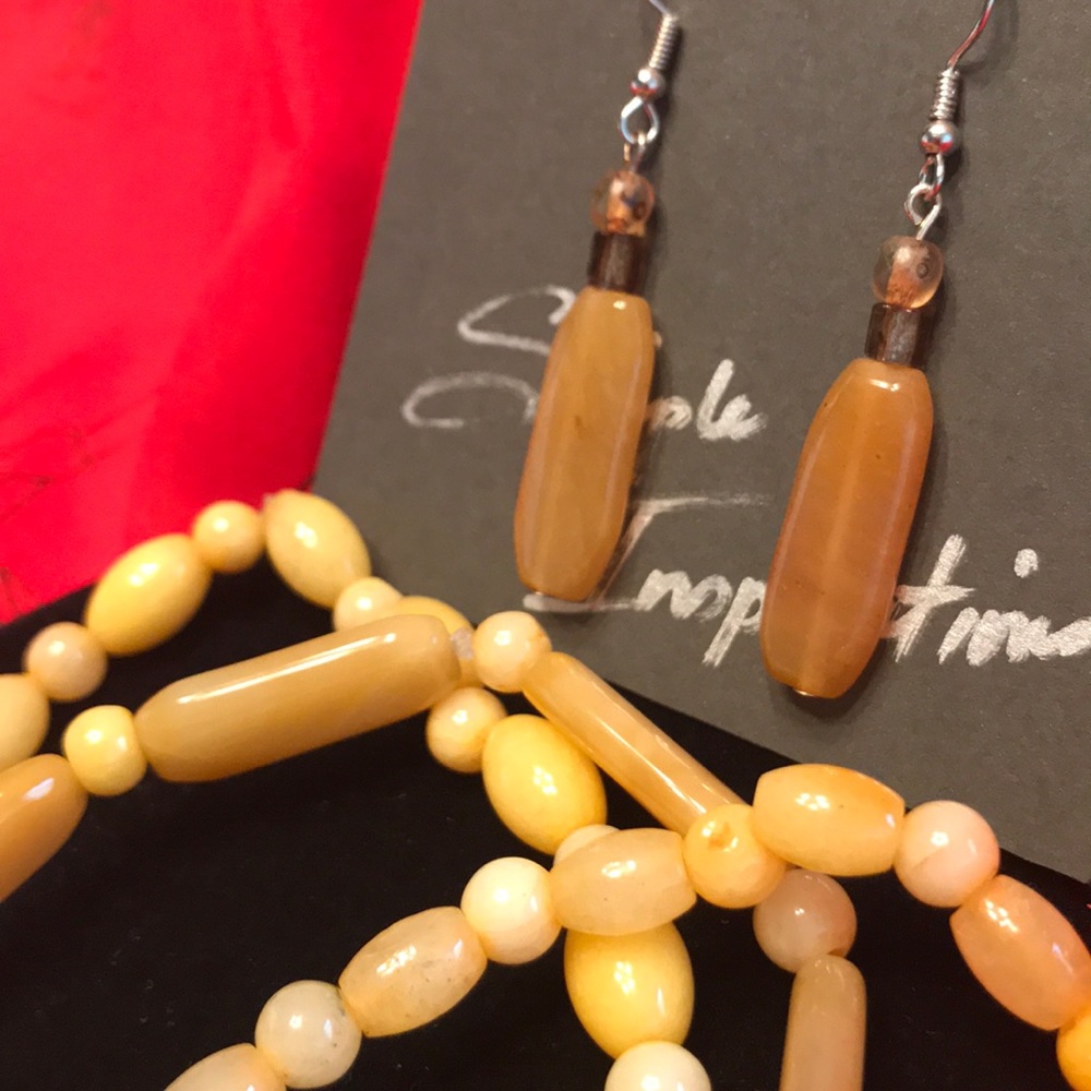 Gemstone bracelets and or gemstone earrings